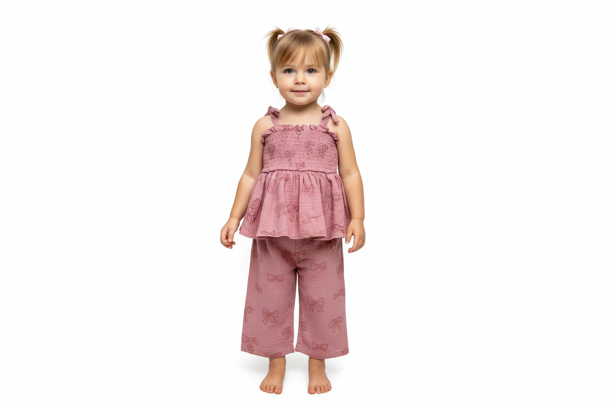Hazel Pink Romper