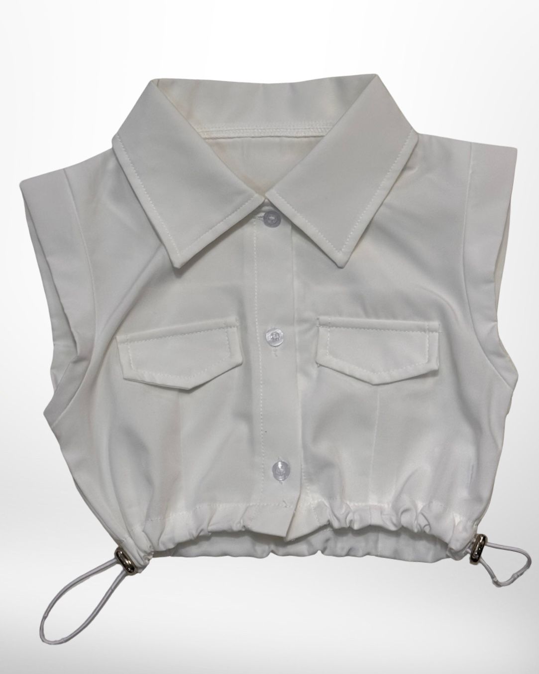 Iggy White Cargo Top